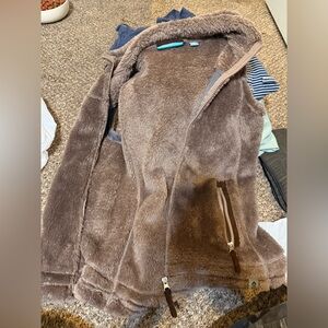 Cute free country fluffy brown vest